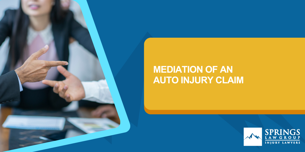 Facilitated Settlement Negotiations; mediation requirements; Confidential Settlement Statements; Procedure; Confidentiality Of Mediation; Settlement And Release; conclusion; Mediation Of An Auto Injury Claim