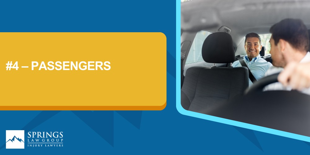 #1 – Smartphones; #2 – Vehicle Controls; #3 – Signs And Images Outside The Vehicle; #4 – Passengers