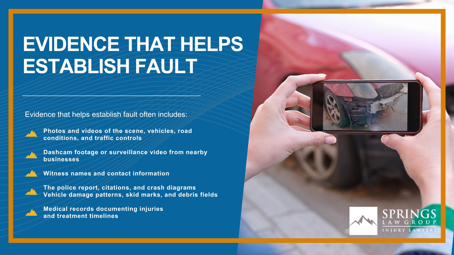 What Does “Fault” Mean in a Colorado Car Accident; Negligence vs. Recklessness; Who Determines Fault After a Colorado Springs Crash; Police Reports vs. Insurance Determinations; When fault is contested; When a Lawsuit Becomes Necessary; How colorado's modified comparative negligence rule; The Most Common Fault Disputes in Colorado Springs Car Accidents; Evidence That Helps Establish Fault