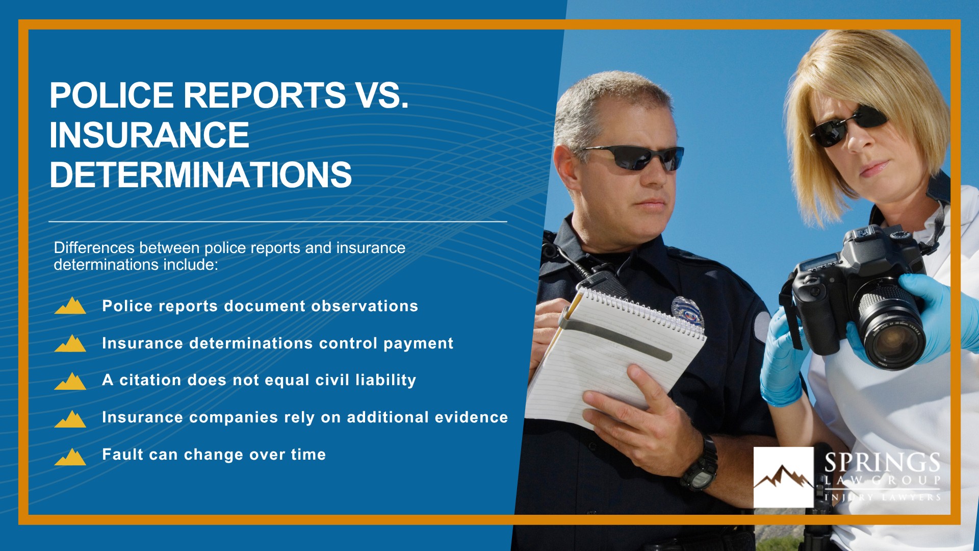 What Does “Fault” Mean in a Colorado Car Accident; Negligence vs. Recklessness; Who Determines Fault After a Colorado Springs Crash; Police Reports vs. Insurance Determinations