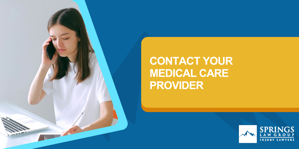 Read The Letter Thoroughly And Figure Out Who To Contact; Contact Your Medical Care Provider