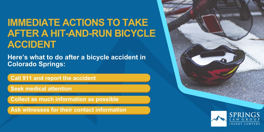 Immediate Actions To Take After A Hit-And-Run Bicycle Accident