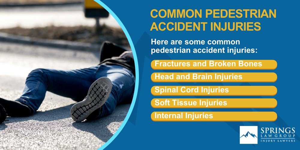 pedestrian hit by a car; Common Pedestrian Accident Injuries