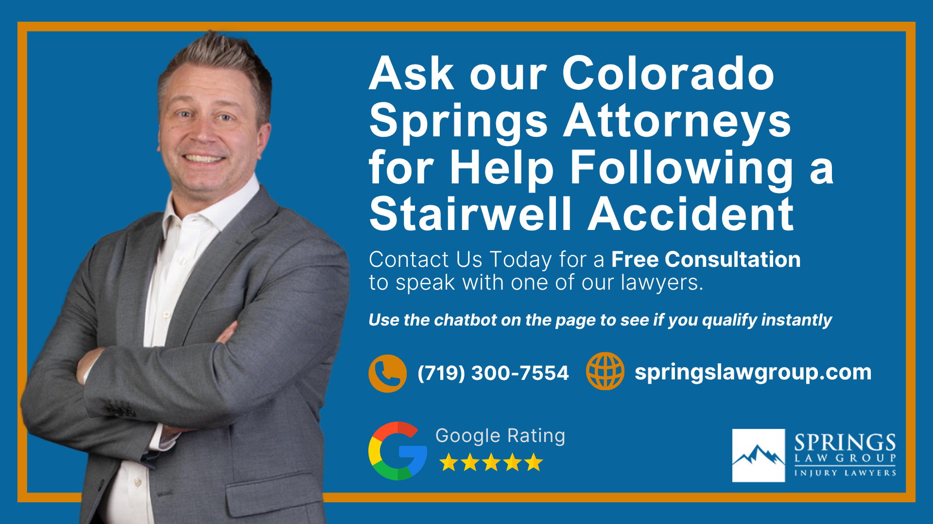 Ask our Colorado Springs Attorneys for Help Following a Stairwell Accident