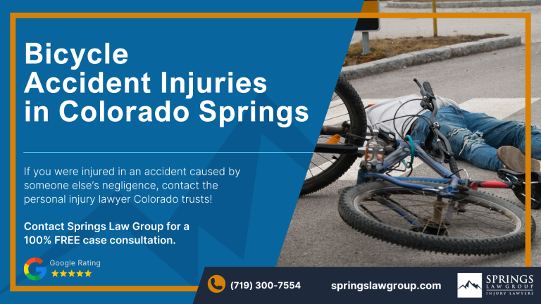 Traumatic Brain Injuries Following A Bike Accident; Broken Bones In A Cycling Accident; Receiving Medical Attention In Colorado Springs; Bicycle Accident Injuries in Colorado Springs; Bicycle Accident Injuries in Colorado Springs