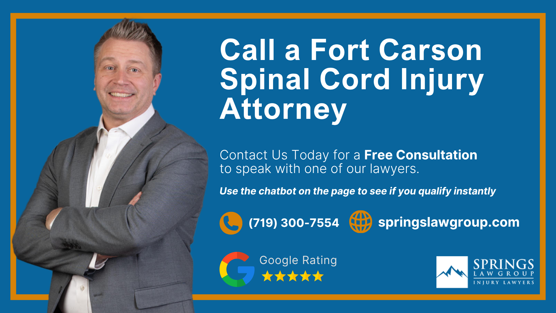 Call a Fort Carson Spinal Cord Injury Attorney