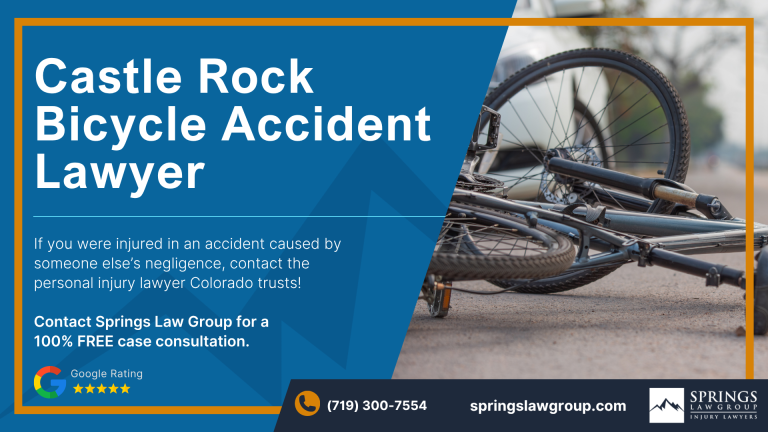 Castle Rock Bicycle Accident Lawyer; What Kind Of Injuries Can Occur After A Bike Crash; Common Reasons Bike Accidents Occur In Castle Rock; How Does Assigning Fault Work In A Bicycle Accident Case; Call Today To Speak With A Castle Rock Bicycle Accident Attorney