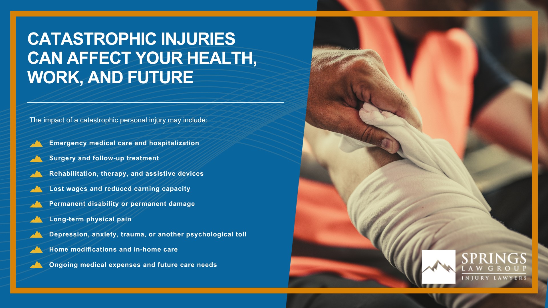 What Is a Catastrophic Injury Claim; Catastrophic Injuries Can Affect Your Health, Work, and Future