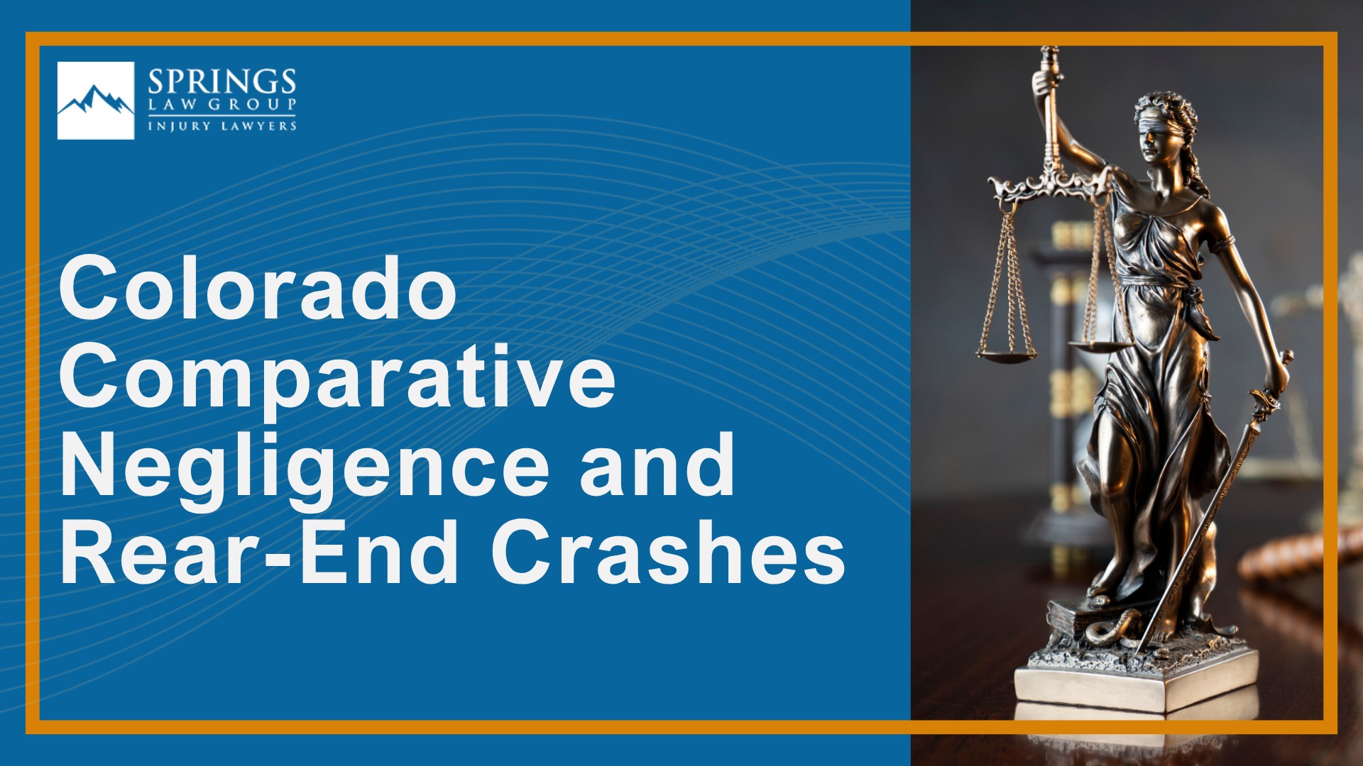 Rear-End Collisions in Colorado Springs; 	
What to Do After a Rear-End Collision; Why Rear-End Accidents Are Often Disputed; Common Injuries in Rear-End Car Accidents; Who Is at Fault in a Rear-End Collision; Colorado Comparative Negligence and Rear-End Crashes