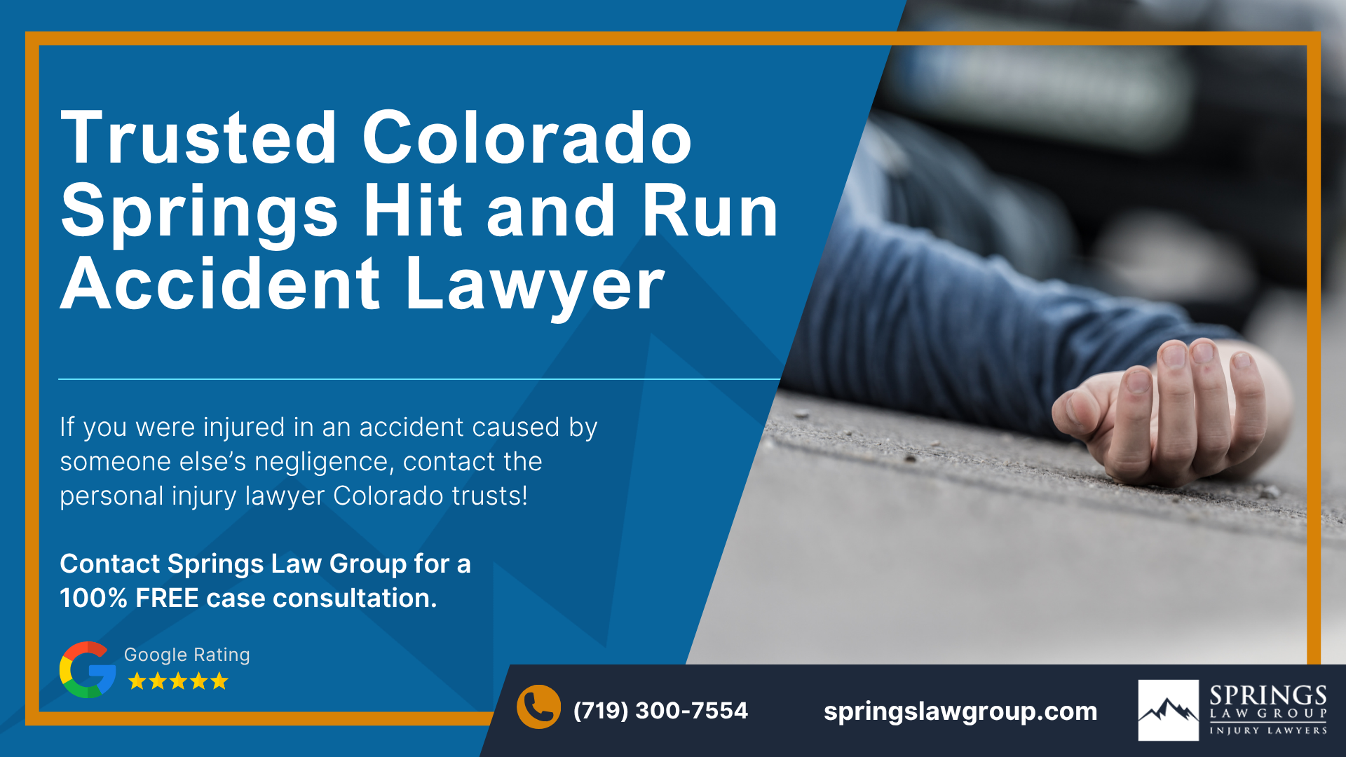 What Are the Advantages of Hiring a Hit and Run Accident Lawyer; What is the Role of a Hit and Run Attorney; Fatal Car Accidents in Colorado Springs; Steps to Take After a Hit and Run Accident; How Long Do I Have To File a Claim After a Hit and Run Accident in Colorado Springs; Who Is Liable in Hit and Run Claims; What To Do After a Hit and Run Accident in Colorado Springs; Causes of Hit and Run Accidents in Colorado Springs; Types of Hit and Run Accident Injuries; Do You Qualify for a Colorado Springs Hit and Run Accident Lawsuit; Gathering Evidence for Your Claim; Common Damages in Hit and Run Accidents; What Are the Advantages of Hiring a Hit and Run Accident Lawyer; What is the Role of a Hit and Run Attorney; Fatal Car Accidents in Colorado Springs; Steps to Take After a Hit and Run Accident; How Long Do I Have To File a Claim After a Hit and Run Accident in Colorado Springs; Who Is Liable in Hit and Run Claims; What To Do After a Hit and Run Accident in Colorado Springs; Causes of Hit and Run Accidents in Colorado Springs; Types of Hit and Run Accident Injuries; Do You Qualify for a Colorado Springs Hit and Run Accident Lawsuit; Gathering Evidence for Your Claim; Common Damages in Hit and Run Accidents; Springs Law Group_ Experienced Colorado Hit and Run Accident Attorneys; Colorado Springs Hit and Run Accident Lawyer