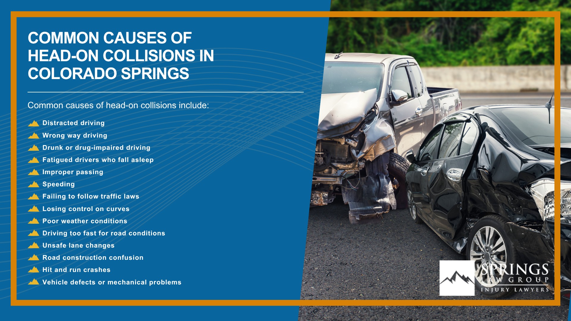 What Is a Concussion; Why Head-On Collisions Are Often So Serious; Common Causes of Head-On Collisions in Colorado Springs