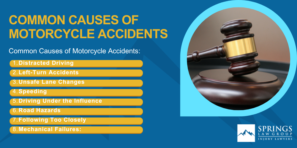 Meet Our Experienced Motorcycle Accident Lawyers at Springs Law Group; Christopher Nicolaysen_ Pueblo Motorcycle Accident Lawyer; What to Do After a Motorcycle Accident in Pueblo, Colorado; Gathering Evidence for a Motorcycle Accident Case; Damages in Motorcycle Crash Case; Common Causes of Motorcycle Accidents