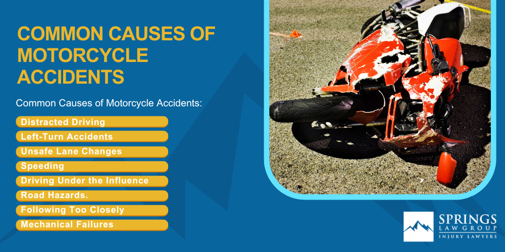 Meet Our Experienced Motorcycle Accident Lawyers at Springs Law Group; Christopher Nicolaysen_ Pueblo Motorcycle Accident Lawyer; What to Do After a Motorcycle Accident in Pueblo, Colorado; Gathering Evidence for a Motorcycle Accident Case; Damages in Motorcycle Crash Case; Common Causes of Motorcycle Accidents; Will I Need to Go to Court for My Motorcycle Accident Claim; Common Causes of Motorcycle Accidents (2)