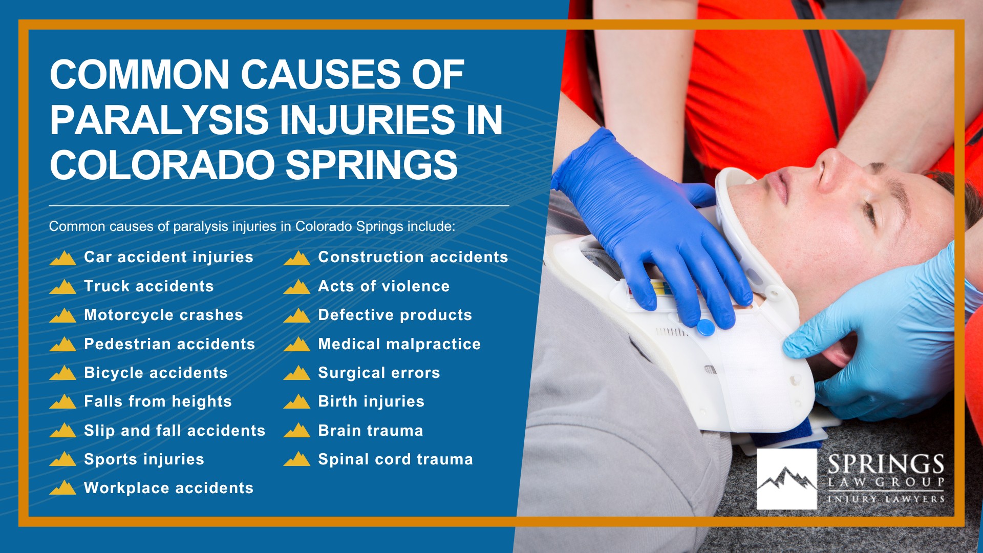How Paralysis Injury Claims Are Different From Other Personal Injury Cases; Common Causes of Paralysis Injuries in Colorado Springs