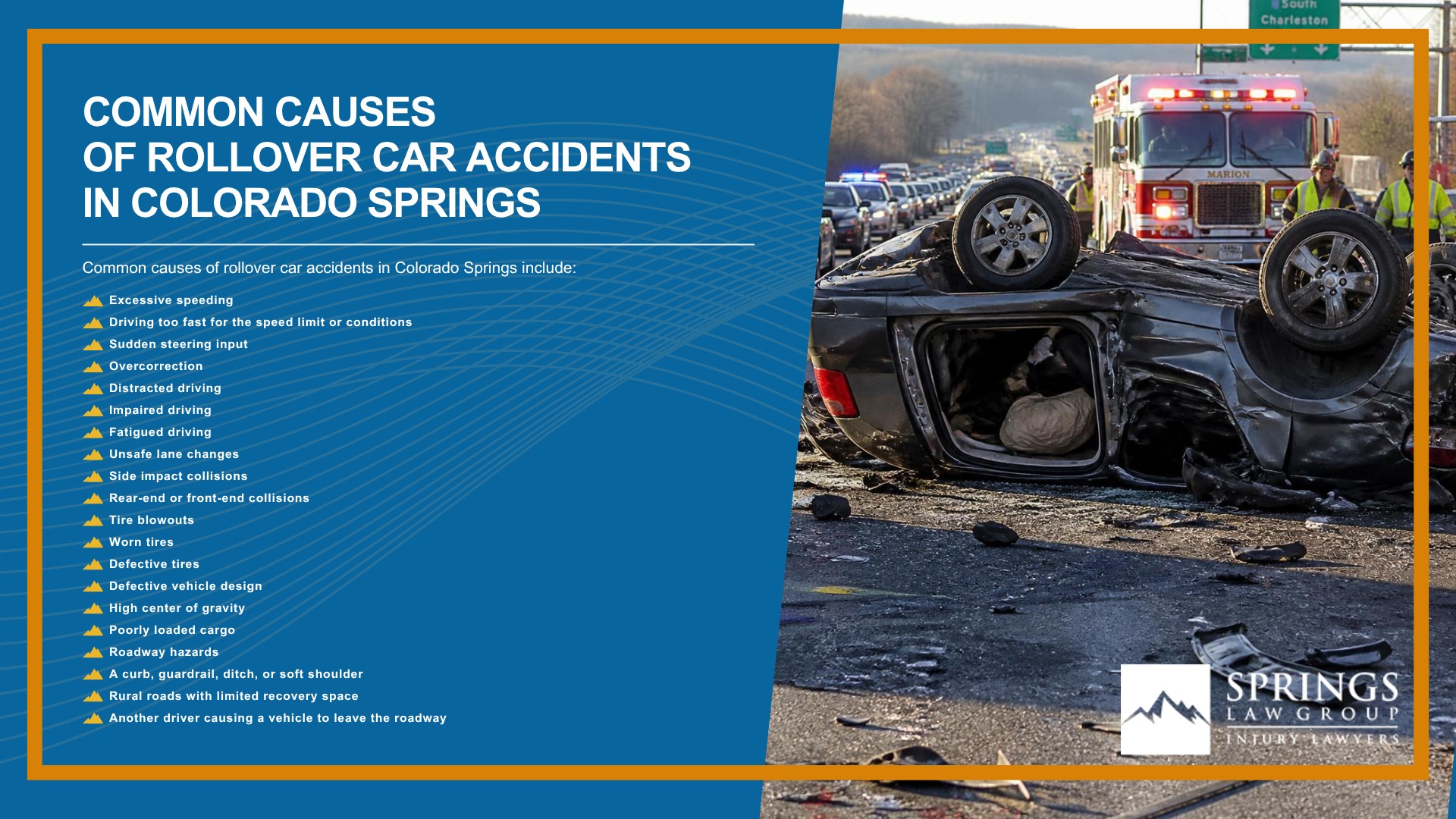 What Is a Rollover Car Accident; Why Rollover Accidents Are Often So Serious; Common Causes of Rollover Car Accidents in Colorado Springs