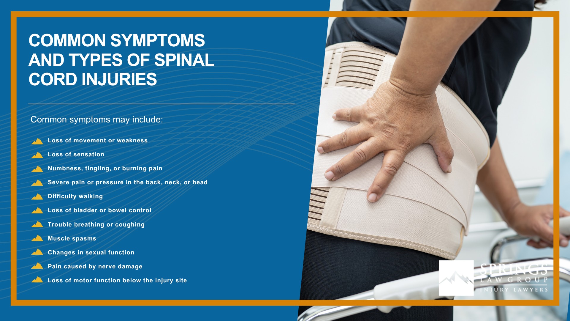 What Is a Spinal Cord Injury Claim; When Someone Else’s Negligence Causes a Spinal Cord Injury; Common Causes of Spinal Cord Injuries; Common Symptoms and Types of Spinal Cord Injuries