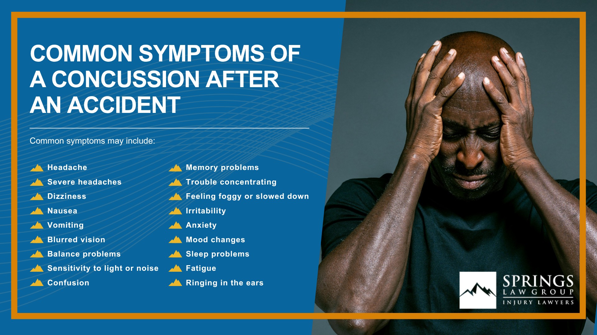 What Is a Concussion; How Concussion Injury Claims Are Different From Other Personal Injury Cases; Common Causes of Concussions in Colorado Springs; Common Symptoms of a Concussion After an Accident