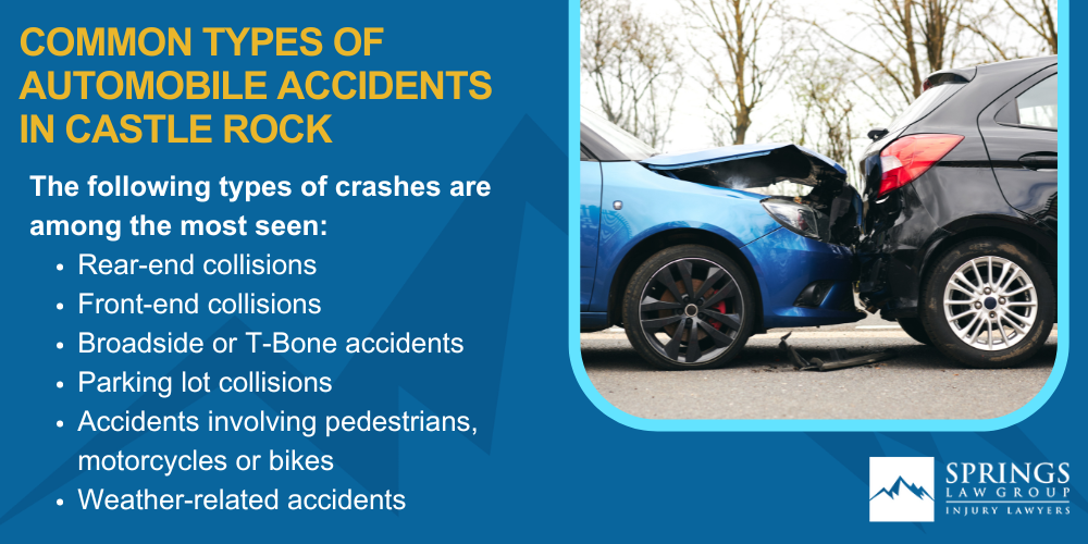 Common Types Of Automobile Accidents In Castle Rock