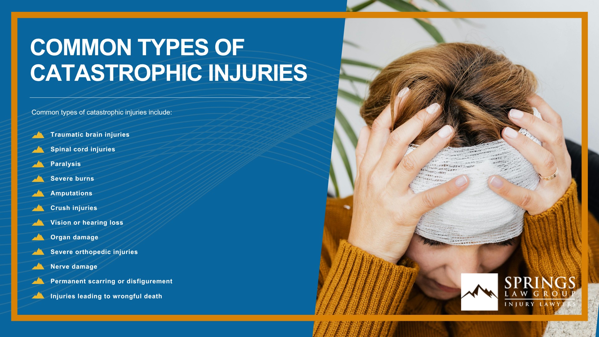 What Is a Catastrophic Injury Claim; Catastrophic Injuries Can Affect Your Health, Work, and Future; When Someone Else’s Negligence Causes Life-Changing Harm; Common Causes of Catastrophic Injuries; Common Types of Catastrophic Injuries