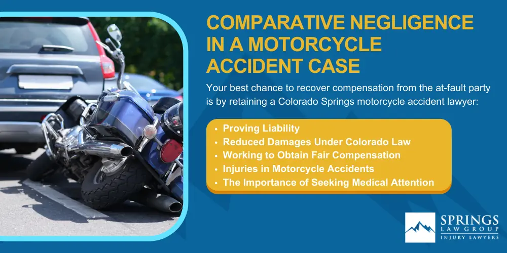 Colorado Springs Motorcycle Accident Lawyer; Comparative Negligence In A Motorcycle Accident Case