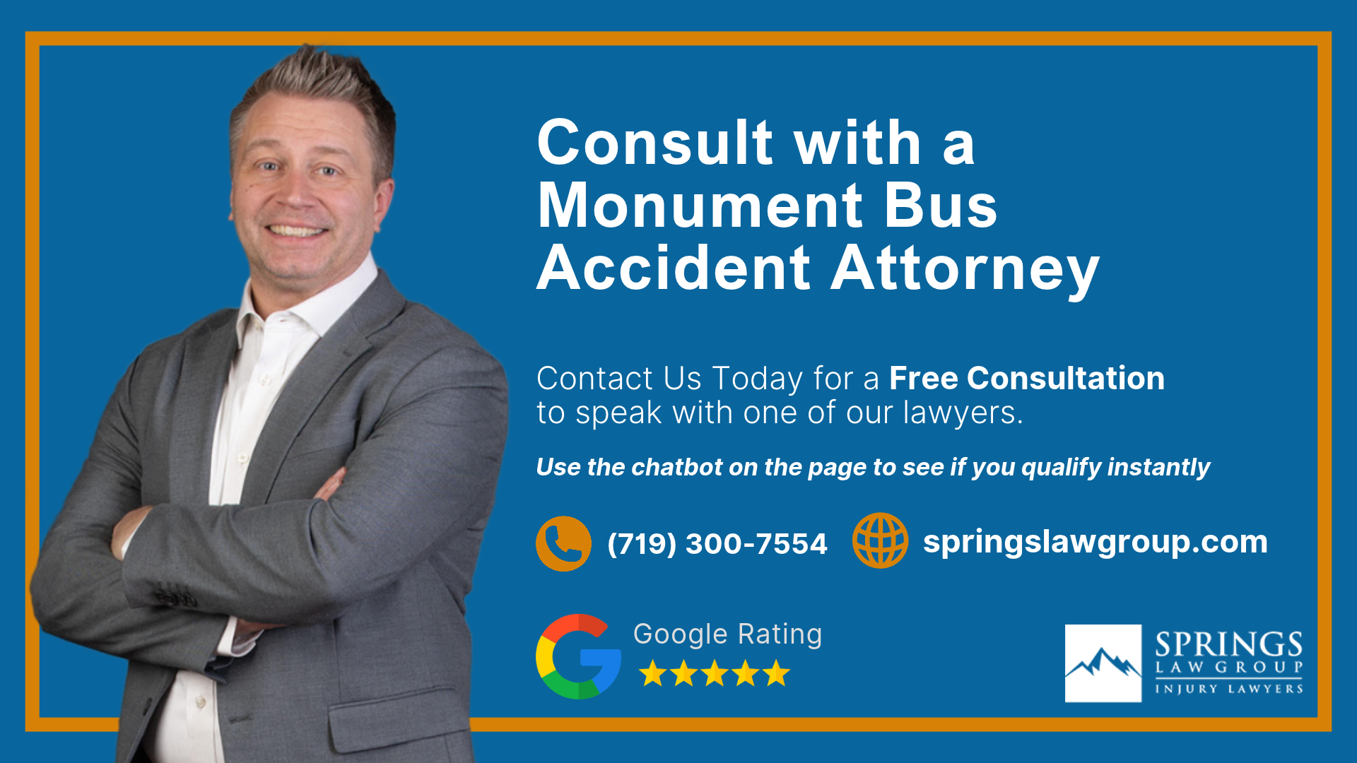 Monument Bus Accident Lawyer; Who May Be Liable In A Bus Crash; Legal Deadline To File A Claim; Damage Caps; Consult With A Monument Bus Accident Attorney; Consult with a Monument Bus Accident Attorney 