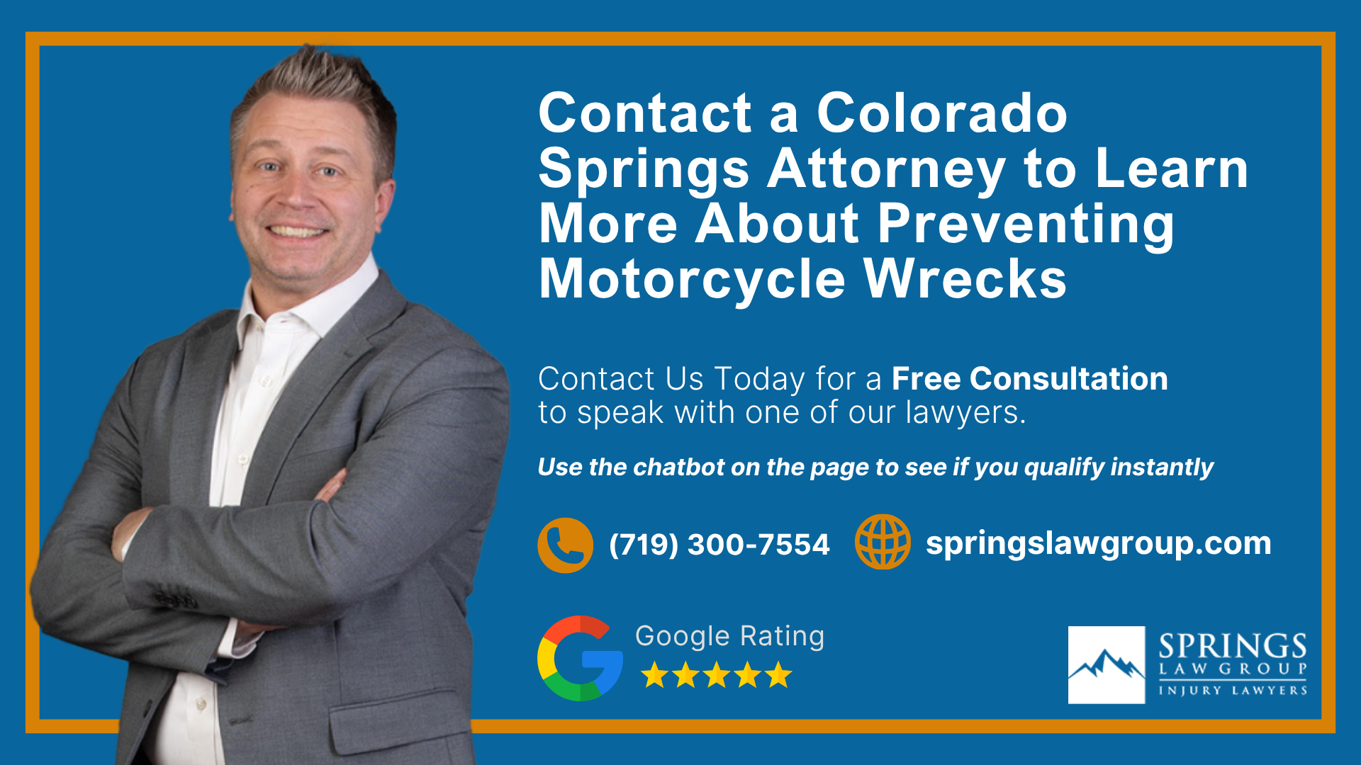 Contact a Colorado Springs Attorney to Learn More About Preventing Motorcycle Wrecks