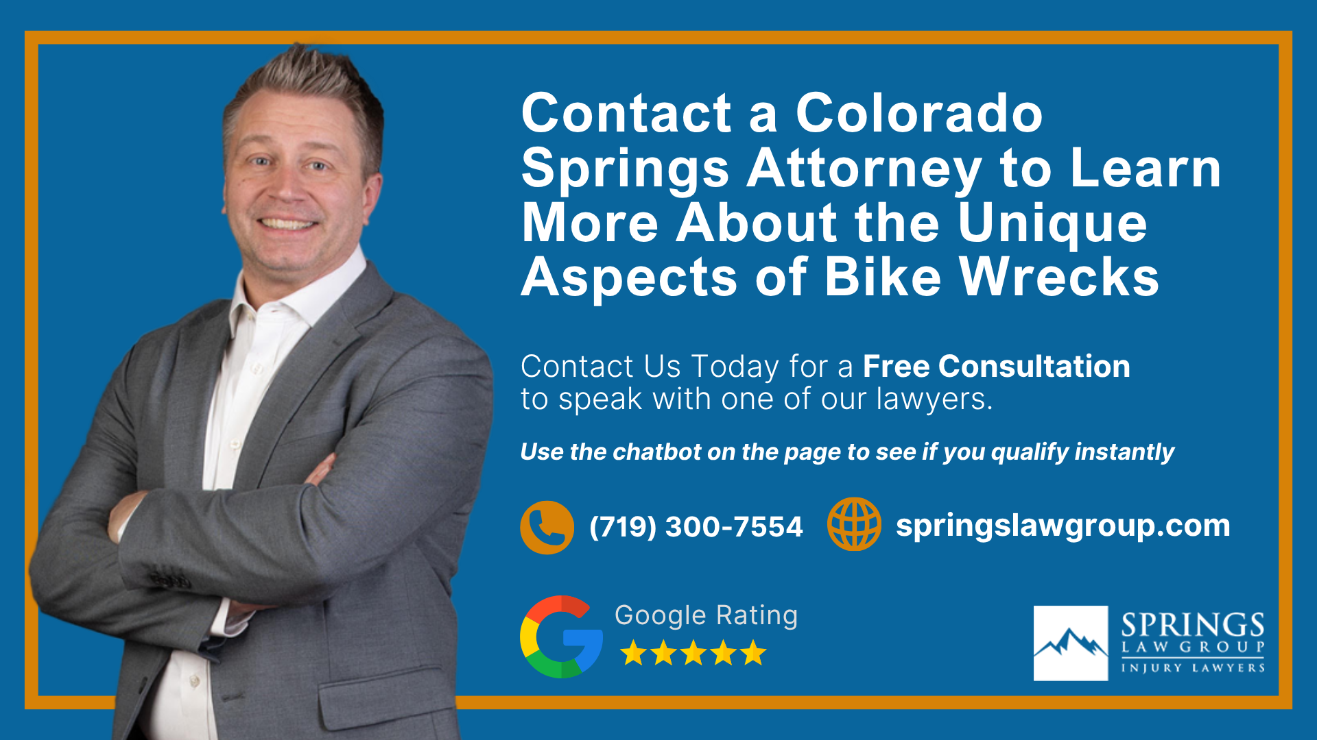 Contact a Colorado Springs Attorney to Learn More About the Unique Aspects of Bike Wrecks