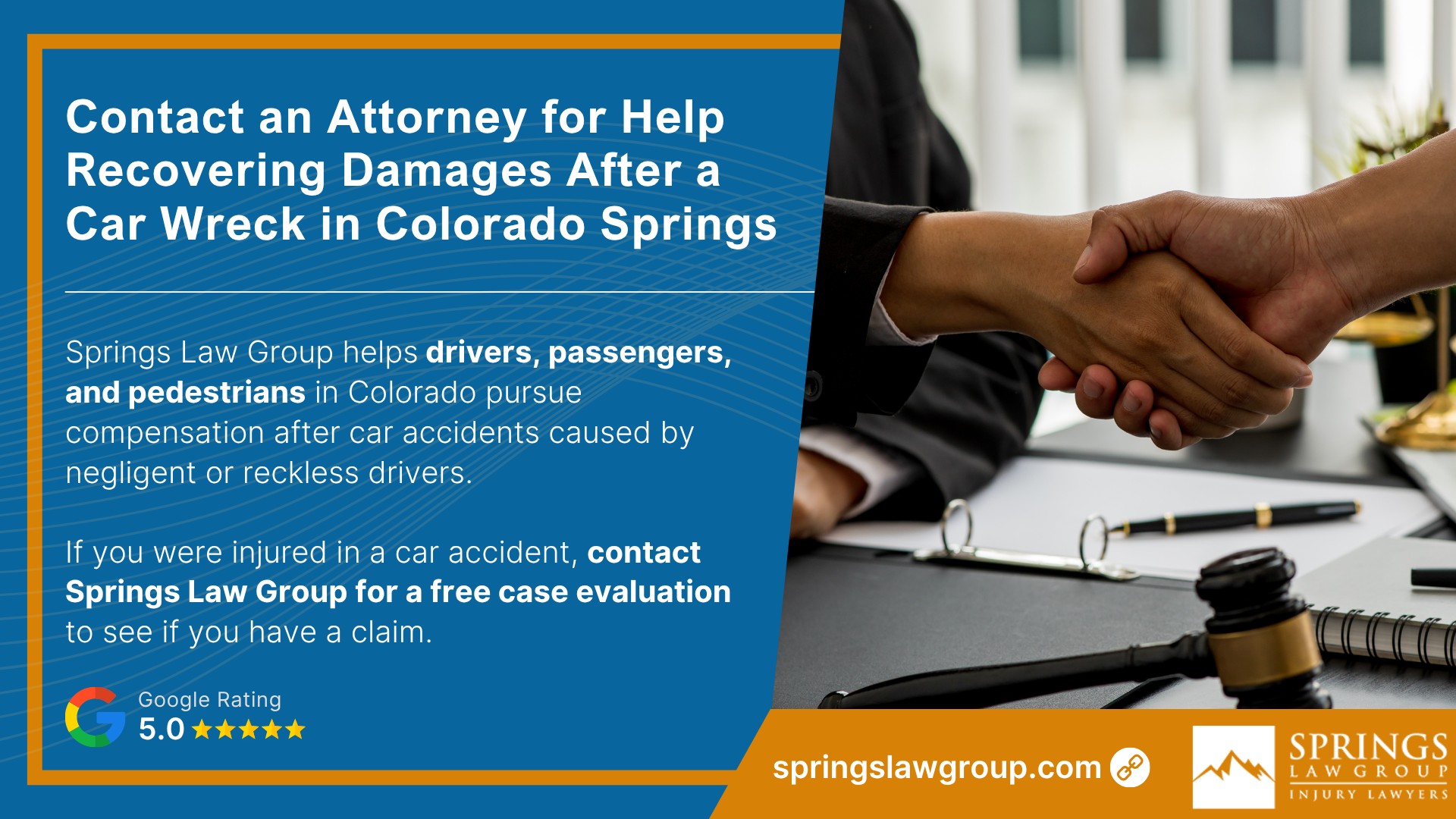 How Distracted Driving Causes Serious Crashes; Colorado Laws on Distracted Driving; Comparative Fault in Distracted Driving Crashes; Common Injuries in Distracted Driving Crashes; How a Distracted Driving Claim Works (Step by Step); Evidence in a Distracted Driving Accident Case; Damages in Distracted Driving Claims; Contact an Attorney for Help Recovering Damages After a Car Wreck in Colorado Springs