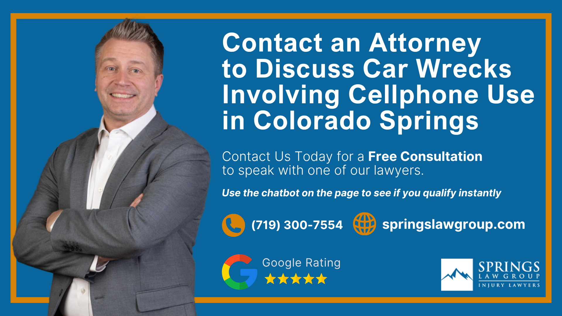 Contact an Attorney to Discuss Car Wrecks Involving Cellphone Use in Colorado Springs