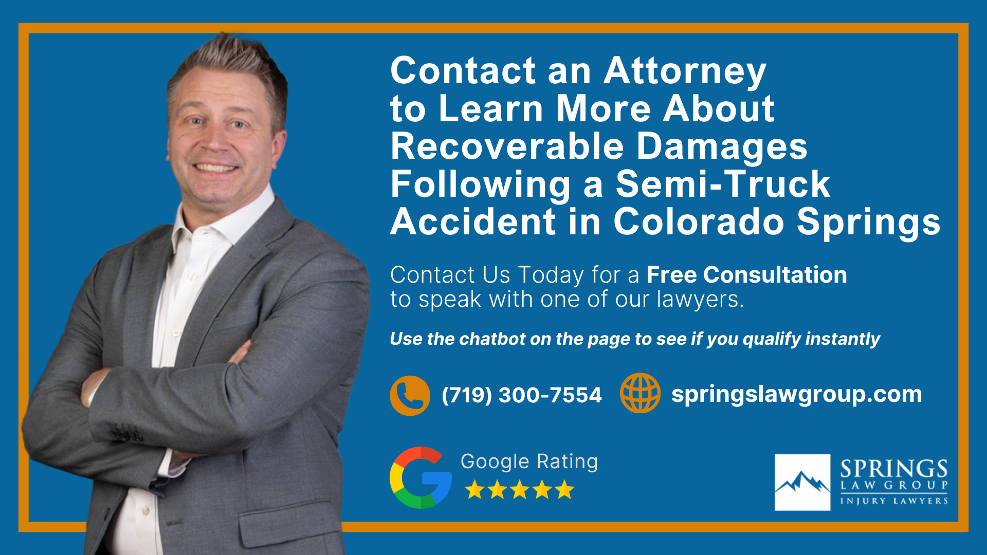 Contact an Attorney to Learn More About Recoverable Damages Following a Semi-Truck Accident in Colorado Springs
