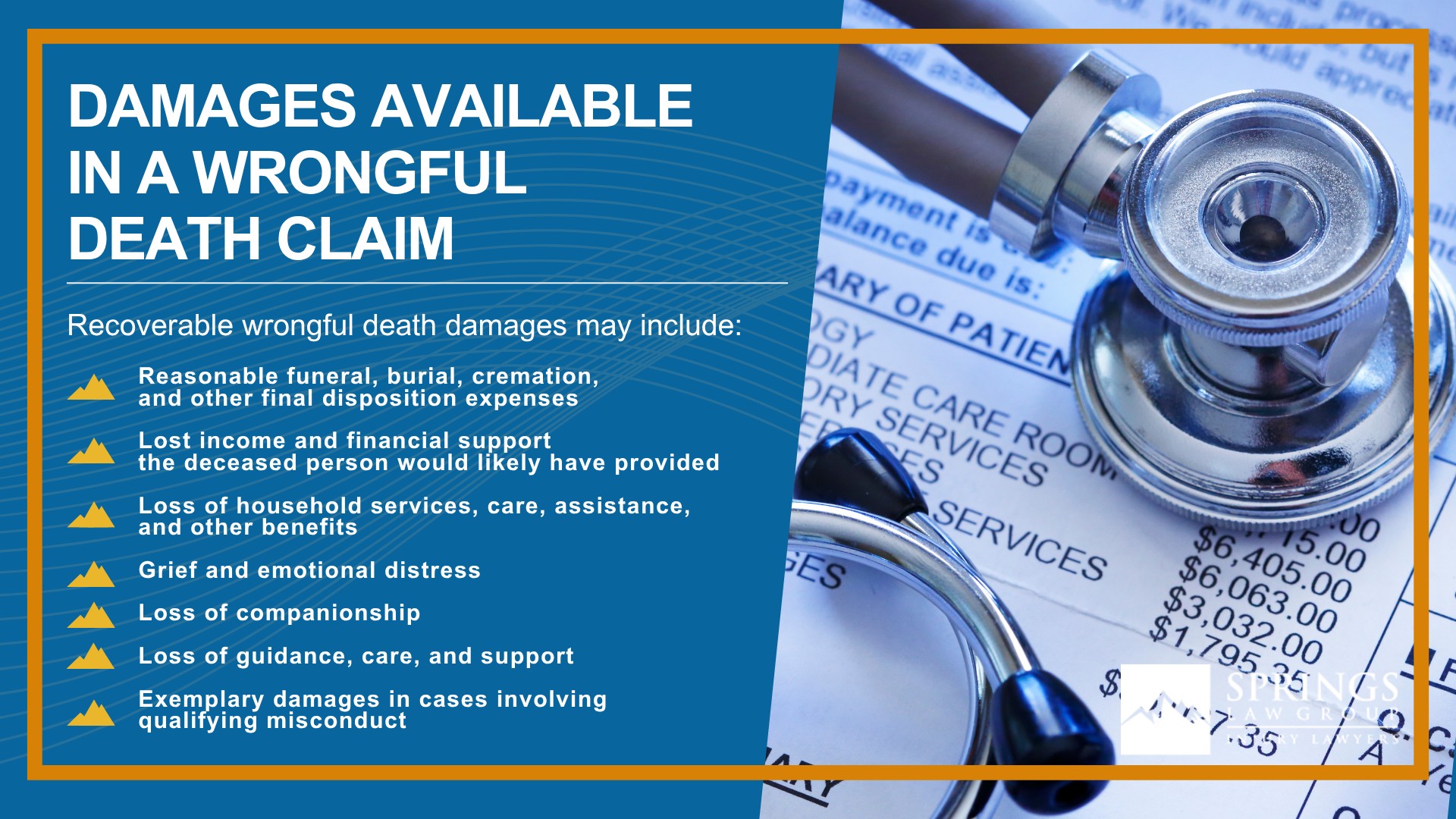 When Can a Wrongful Death Claim Be Filed in Colorado; What Is a Wrongful Death Claim; Who Can File a Wrongful Death Claim in Colorado; The Process of Colorado Springs Wrongful Death Cases; What Compensation May Be Available in a Colorado Wrongful Death Case; Damages Available in a Wrongful Death Claim