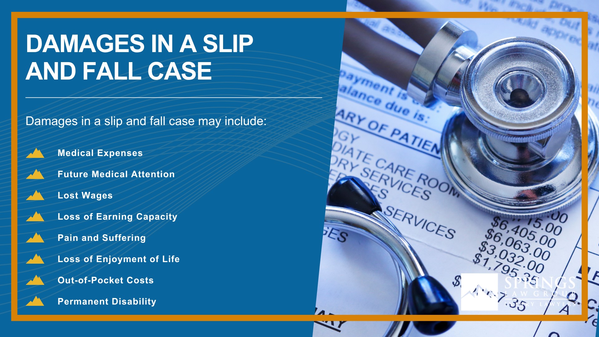 Meet Our Experienced Slip and Fall Attorneys; Christopher Nicolaysen_ Colorado Springs Slip and Fall Lawyer; How Much Does it Cost to Hire a Slip and Fall Lawyer from Springs Law Group; What To Do After a Slip and Fall Accident in Colorado Springs, Colorado; Gather Evidence for a Slip and Fall Claim; Damages in a Slip and Fall Case