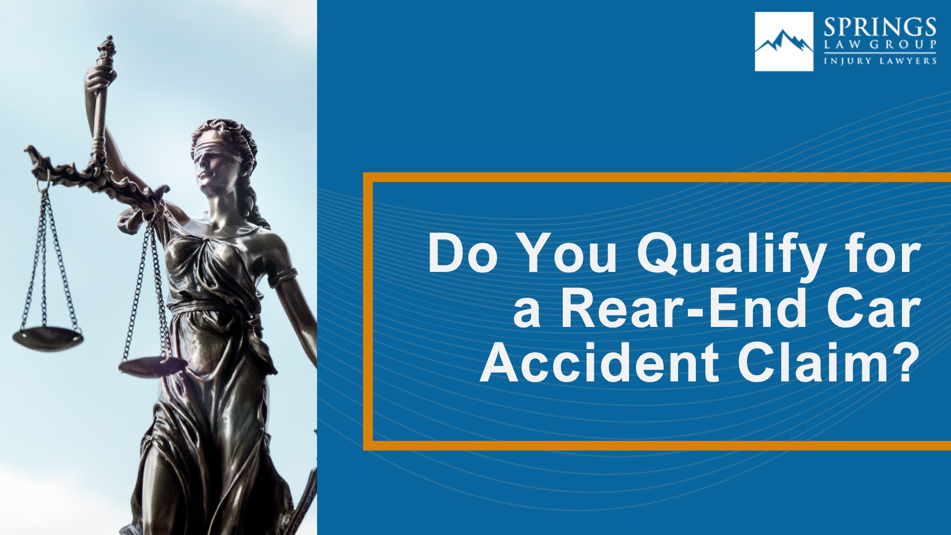 Rear-End Collisions in Colorado Springs; 	
What to Do After a Rear-End Collision; Why Rear-End Accidents Are Often Disputed; Common Injuries in Rear-End Car Accidents; Who Is at Fault in a Rear-End Collision; Colorado Comparative Negligence and Rear-End Crashes; Do You Qualify for a Rear-End Car Accident Claim