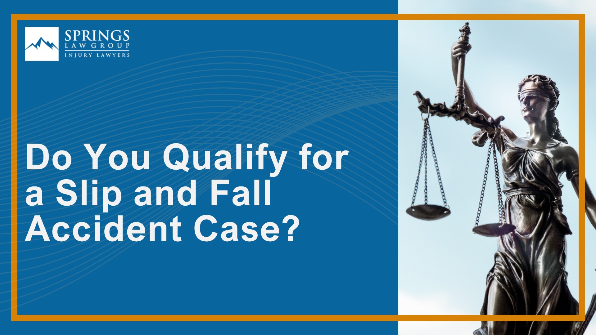 Meet Our Experienced Slip and Fall Attorneys; Christopher Nicolaysen_ Colorado Springs Slip and Fall Lawyer; How Much Does it Cost to Hire a Slip and Fall Lawyer from Springs Law Group; What To Do After a Slip and Fall Accident in Colorado Springs, Colorado; Gather Evidence for a Slip and Fall Claim; Damages in a Slip and Fall Case; When Can You File a Slip and Fall Claim in Colorado; Who Can You Sue in a Slip and Fall Lawsuit; Steps of the Legal Process for Slip and Fall Cases Explained; Common Causes of Slip and Fall Accidents; Types of Slip and Fall Injuries; Do You Qualify for a Slip and Fall Accident Case