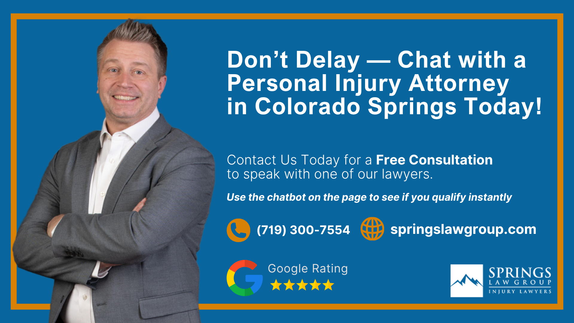 Don’t Delay — Chat with a Personal Injury Attorney in Colorado Springs Today!