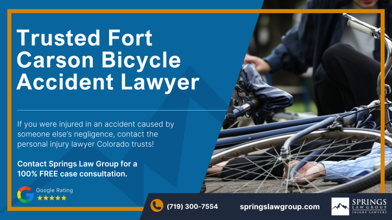 Fort Carson Bicycle Accident Lawyer; Bicycle Laws In Fort Carson; How A Fort Carson Attorney Could Help After A Bicycle Accident; Call A Fort Carson Bicycle Accident Attorney To Learn More; Fort Carson Bicycle Accident Lawyer