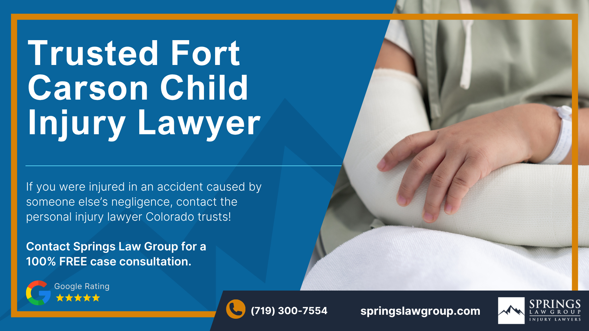Retain a Fort Carson Child Injury Attorney; Fort Carson Child Injury Lawyer