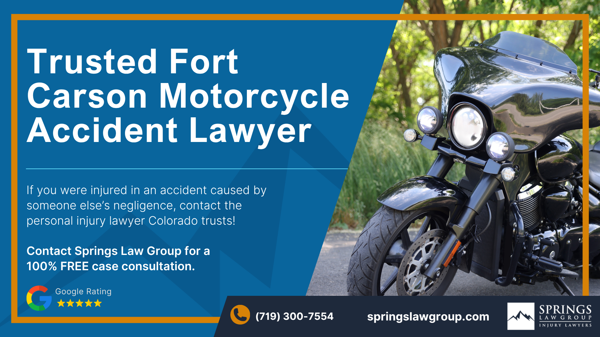 Contact Our Fort Carson Motorcycle Accident Lawyers Today; Fort Carson Motorcycle Accident Lawyer