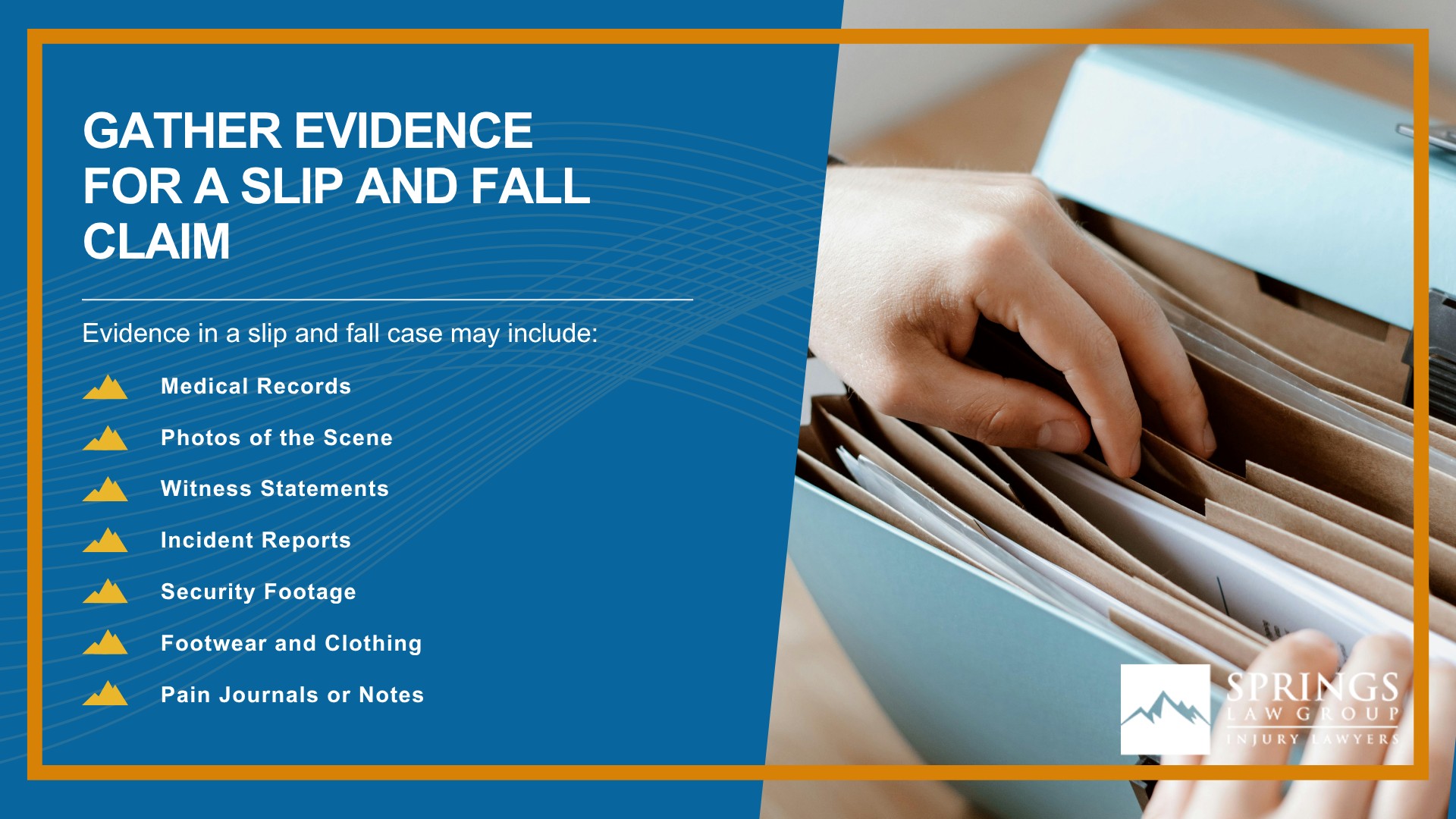 Meet Our Experienced Slip and Fall Attorneys; Christopher Nicolaysen_ Colorado Springs Slip and Fall Lawyer; How Much Does it Cost to Hire a Slip and Fall Lawyer from Springs Law Group; What To Do After a Slip and Fall Accident in Colorado Springs, Colorado; Gather Evidence for a Slip and Fall Claim