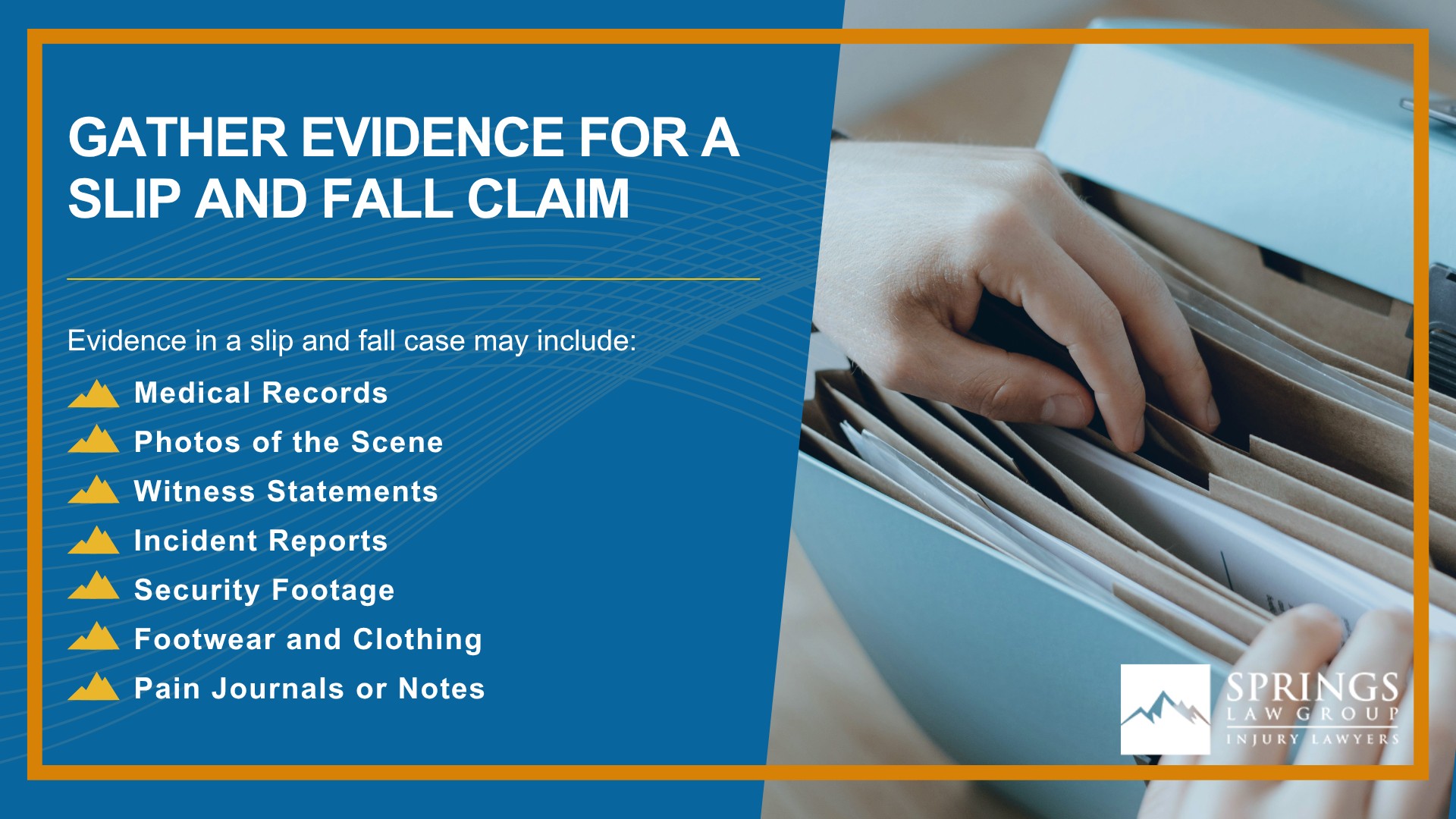 Meet Our Experienced Slip and Fall Attorneys; Christopher Nicolaysen_ Colorado Springs Slip and Fall Lawyer; What To Do After a Slip and Fall Accident in Colorado Springs, Colorado; Gather Evidence for a Slip and Fall Claim