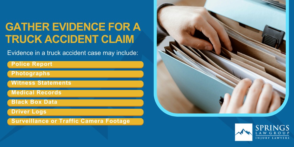 Meet Our Experienced Truck Accident Lawyers; Christopher Nicolaysen_ Pueblo Truck Accident Lawyer; What to Do After a Truck Accident in Pueblo, Colorado; Gather Evidence for a Truck Accident Claim