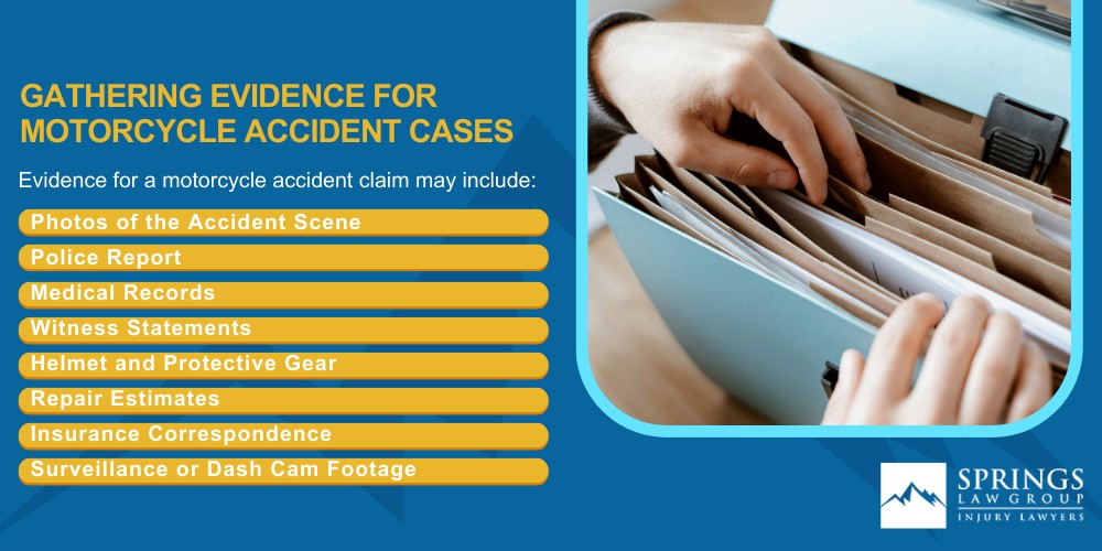 Meet Our Experienced Motorcycle Accident Lawyers at Springs Law Group; Christopher Nicolaysen_ Pueblo Motorcycle Accident Lawyer; What to Do After a Motorcycle Accident in Pueblo, Colorado; Gathering Evidence for a Motorcycle Accident Case