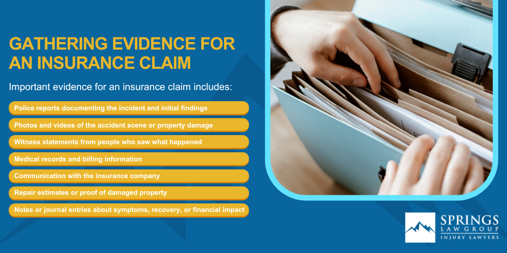 Understanding Insurance Claim Disputes in Colorado Springs; Other Types of Insurance Claim Disputes (Apart from Auto Accidents); How a Colorado Springs Insurance Claim Lawyer Can Help; What to Expect When You Hire Springs Law GroupDenver Insurance Claims Lawyers Help Clients; Gathering Evidence for an Insurance Claim