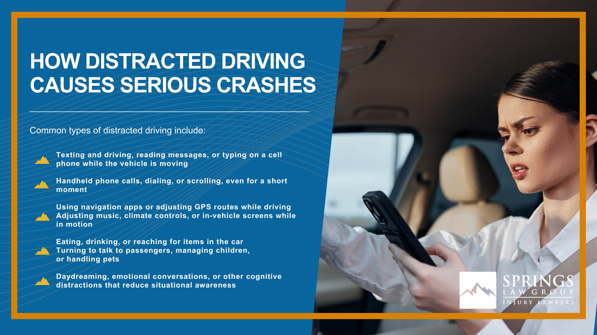 How Distracted Driving Causes Serious Crashes