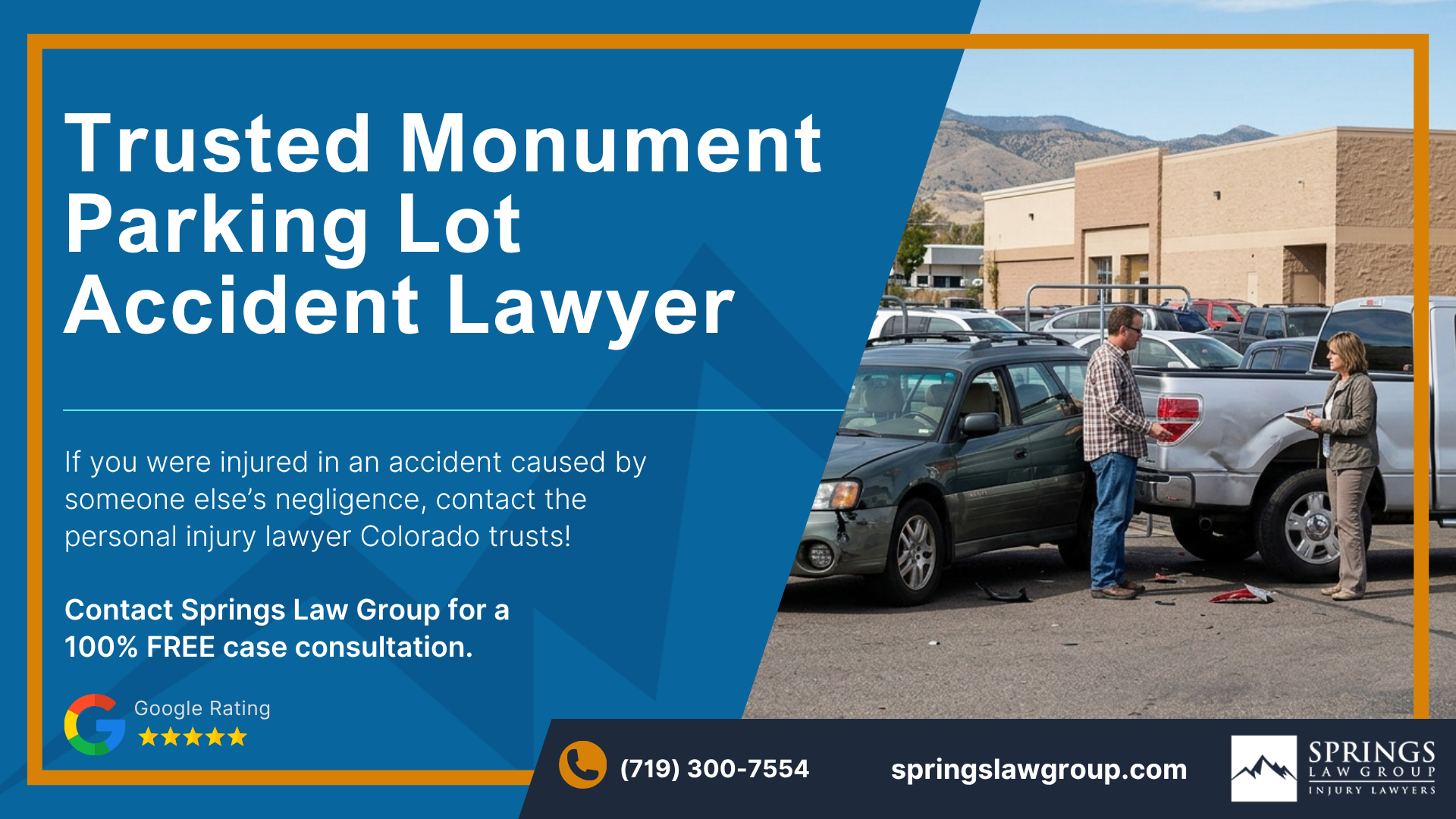 Reach out to a Monument Parking Lot Accident Attorney; Monument Parking Lot Accident Lawyer (1)