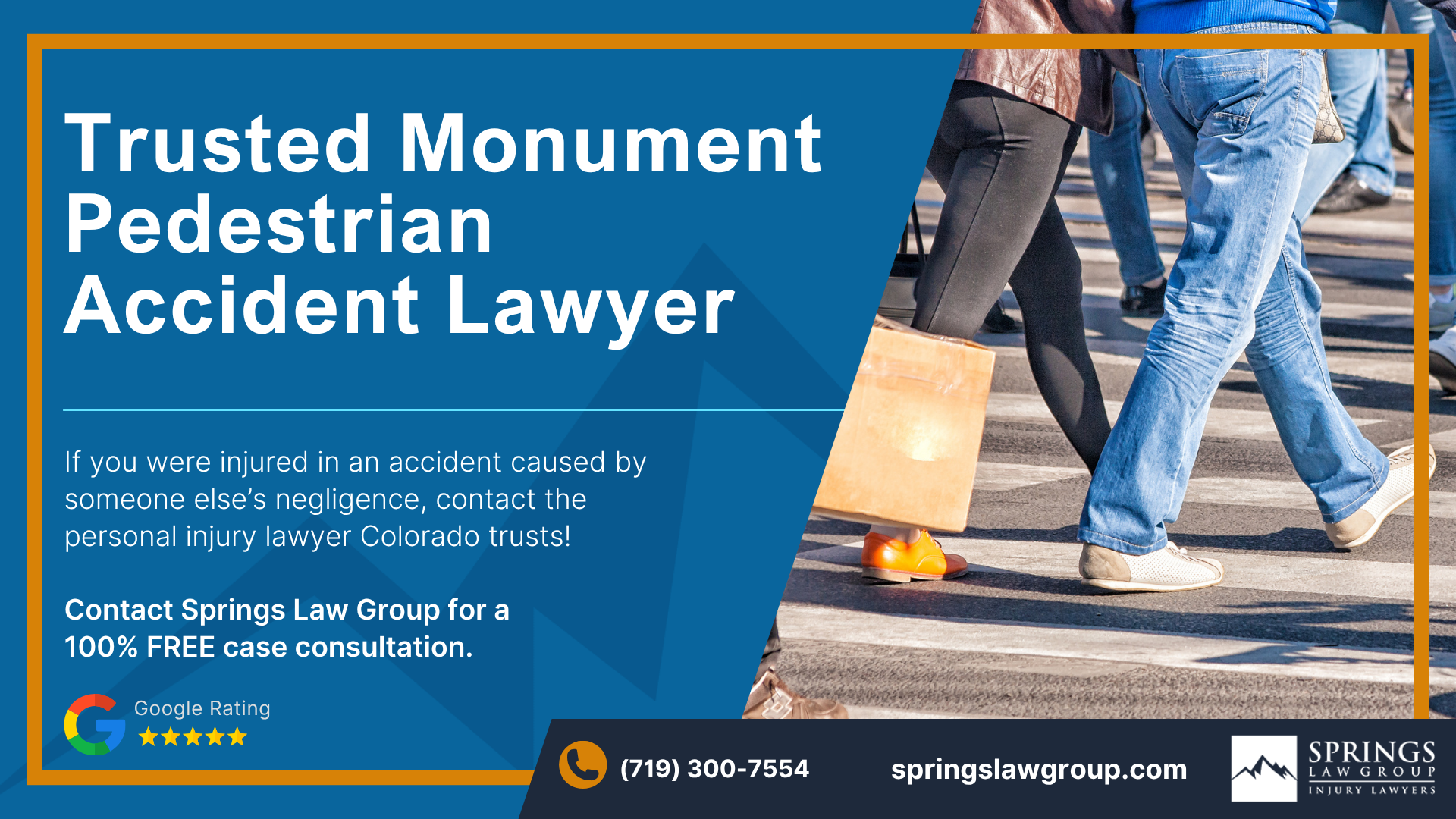 Springs Law Group_ Monument Pedestrian Accident Attorneys; Monument Pedestrian Accident Lawyer