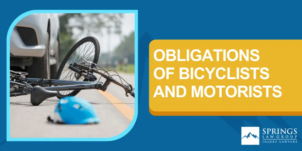 Colorado Springs Bicycle Accident Lawyer; Obligations Of Bicyclists And Motorists