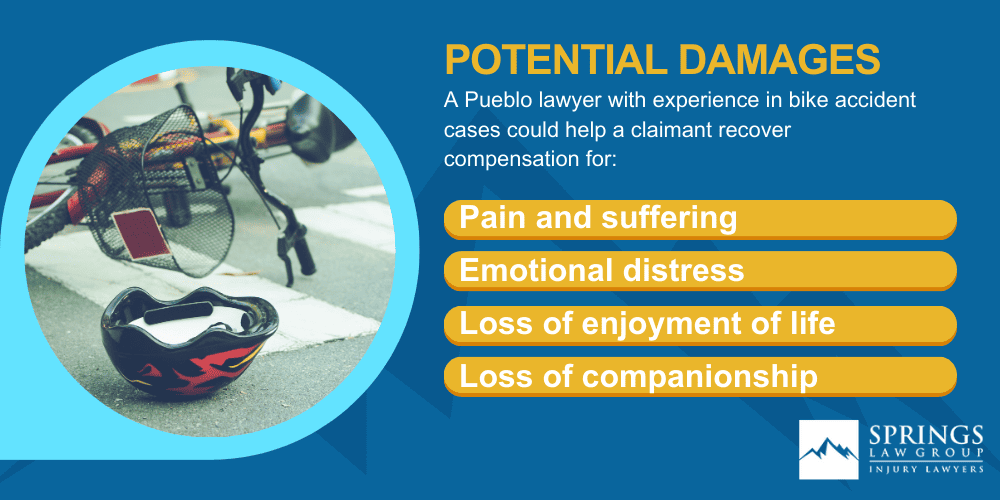Pueblo Bicycle Accident Lawyer; Potential Damages