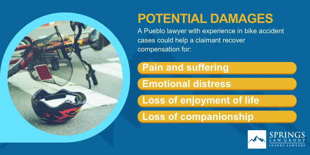 Pueblo Bicycle Accident Lawyer; Potential Damages