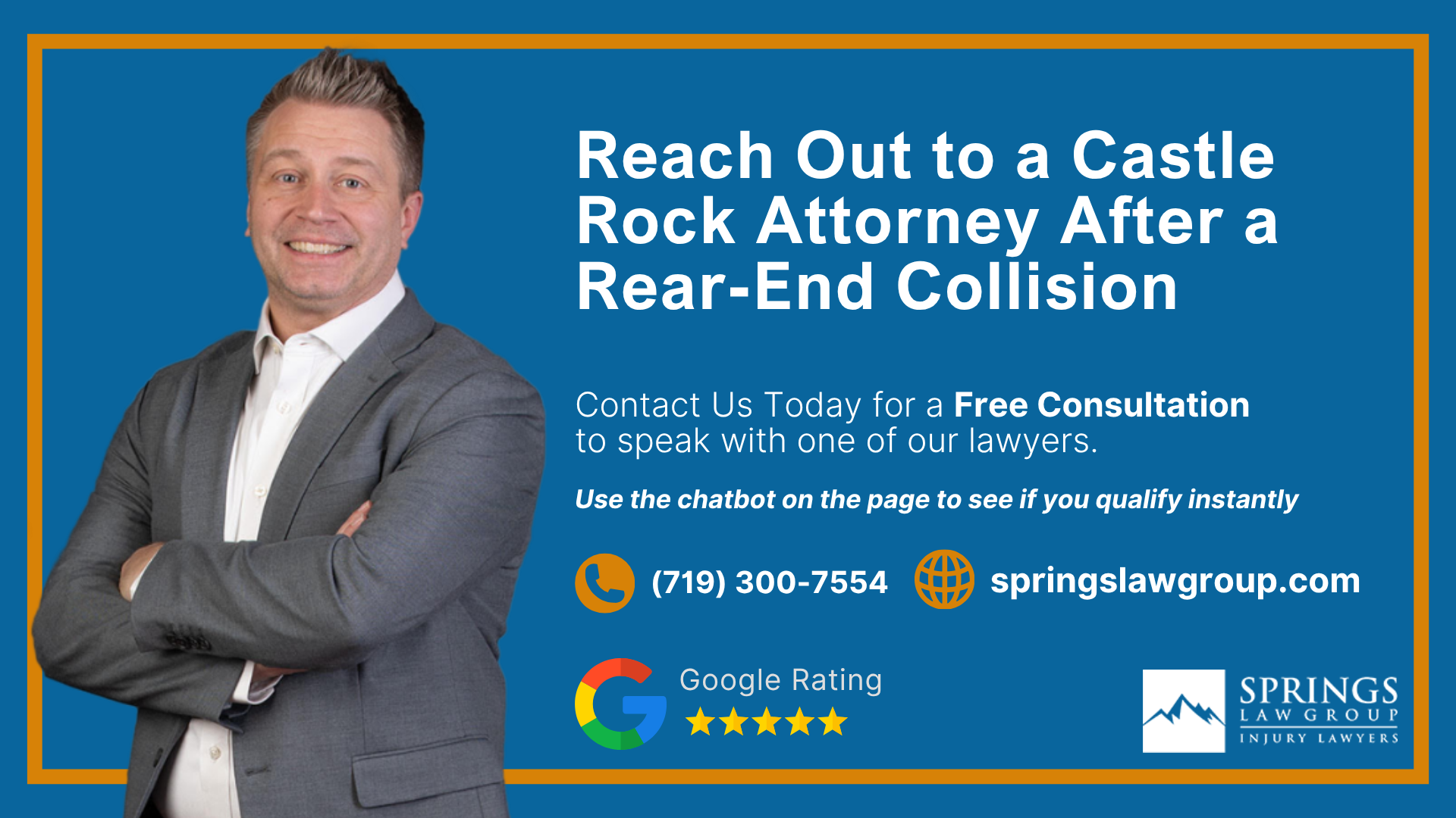 Reach Out to a Castle Rock Attorney After a Rear-End Collision